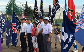 平成28年度ピノキオ薬局杯秋季学童野球大会の開会式が執り行われました。