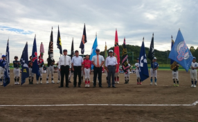 平成28年度ピノキオ薬局杯秋季学童野球大会の開会式が執り行われました。