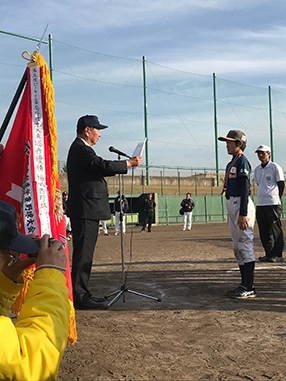 ピノキオ薬局杯学童野球大会の閉会式が行われました。